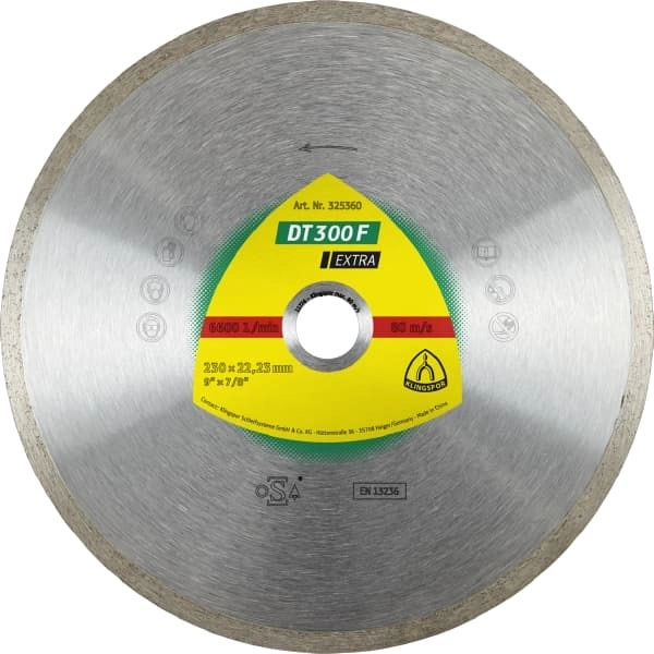 Алмазный диск KLINGSPOR 115X1,6X22,23/GR/7/S/DT/EXTRA/DT300F
