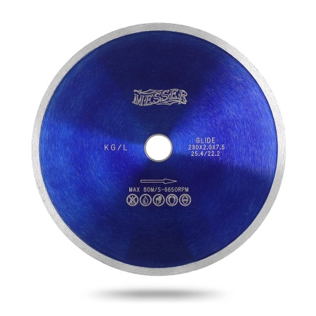 Диск сплошная кромка "MESSER" KG/L, сухой, 350D-2.2T-7.5W-32/25,4H